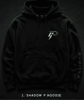 Shadow P Hoodie — Schwarz
