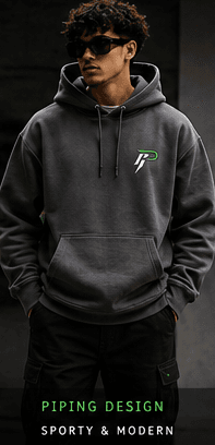 Shadow P Hoodie — Grau — Ansicht 2