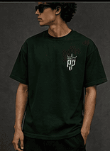 Crown Crest Tee — Forest Green