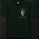 Forest Text Tee — Dunkelgrün