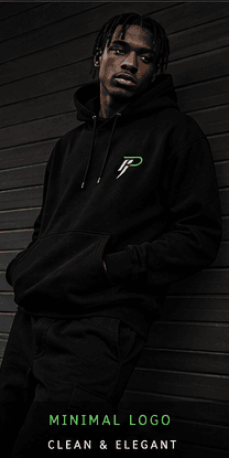 Shadow P Hoodie — Schwarz — Ansicht 3
