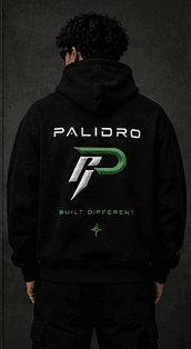 Back Logo Hoodie — Schwarz — Ansicht 4