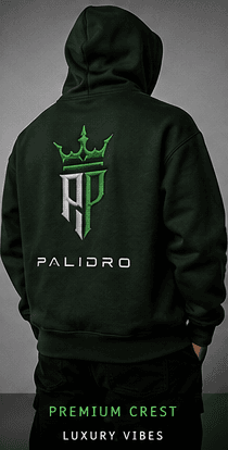 Crown Crest Hoodie — Forest Green — Ansicht 4