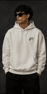 Light Edition Hoodie — Creme — Ansicht 2